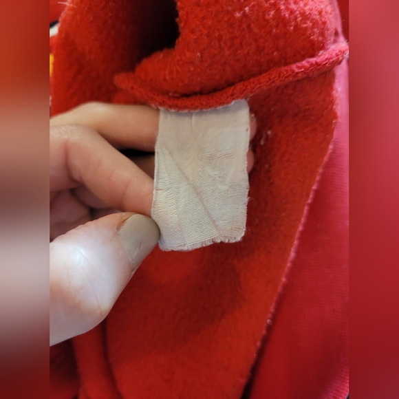 Dickies Y2k Red Crewneck Sweatshirt Horseshoe Logo - S - Picture 5 of 8